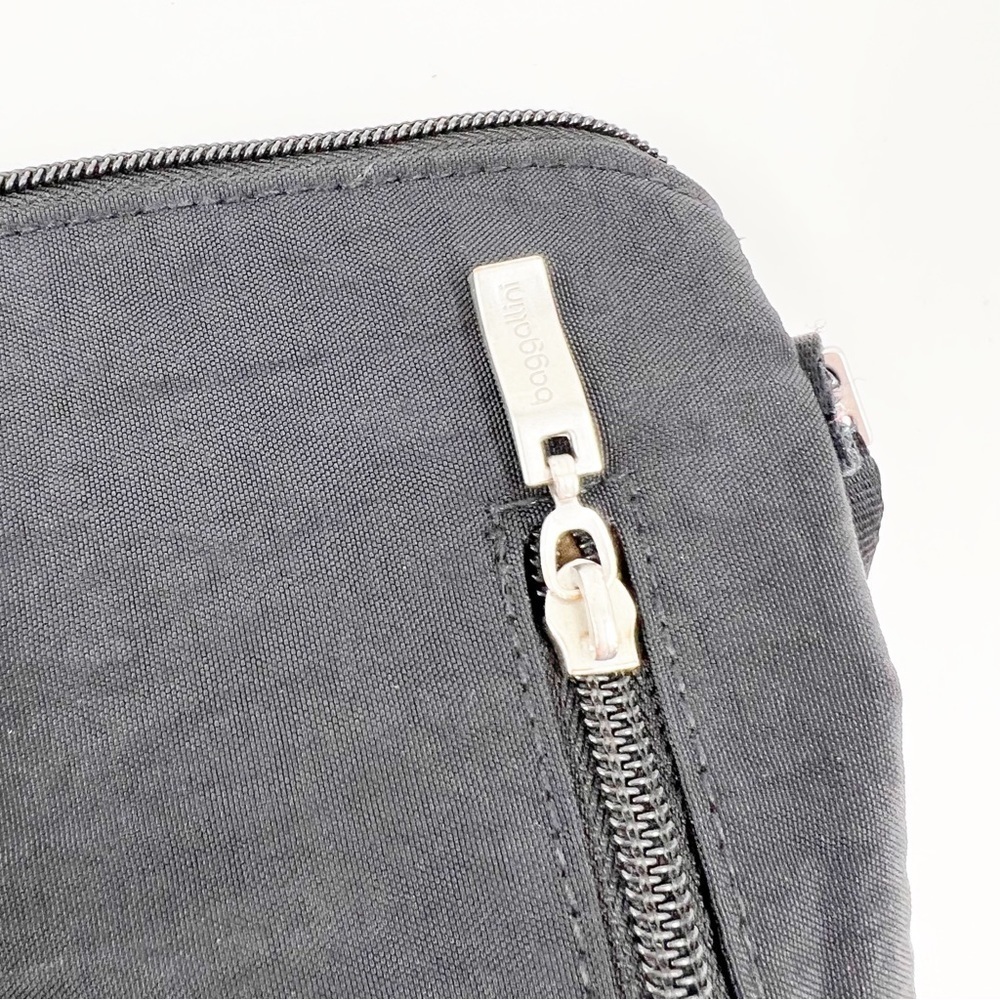 ✅BAGGALLINI BLACK NYLON CANVAS URBAN MESSENGER CROSSBODY ORGANIZER SHOULDER BAG - Picture 5 of 6